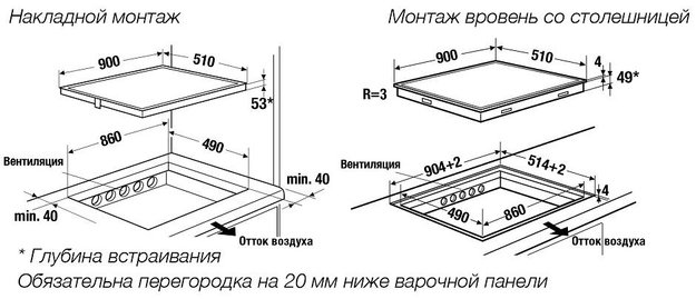 Индукционная варочная панель Kuppersbusch KI 9550.0 SR (preview 4)