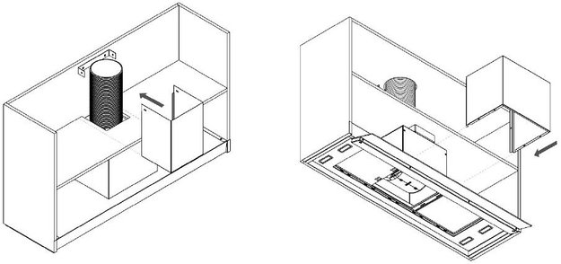 Встраиваемая вытяжка Pando TIS/60 CR.NEGRO V.850 (preview 7)