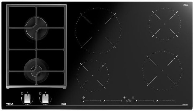 Варочная панель Teka HYBRID JZC 96324 ABN BLACK (preview 2)