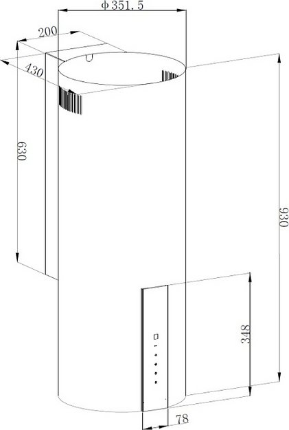 Вытяжка Korting KHC 35969 DX Cylinder (preview 9)
