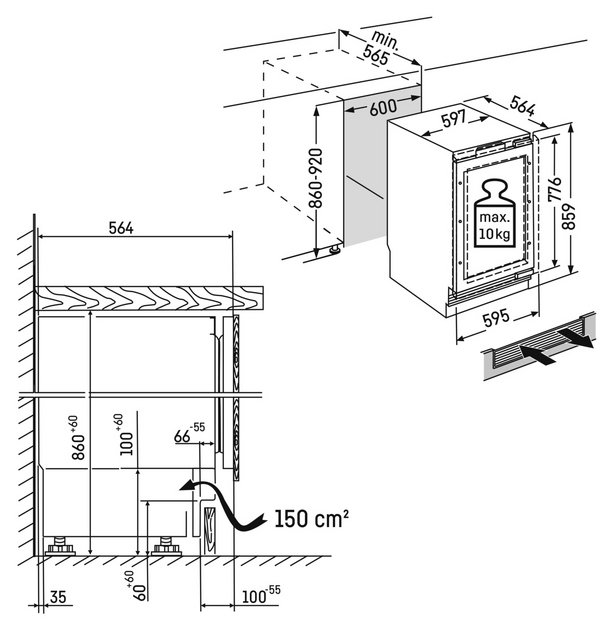 Встраиваемый винный шкаф Liebherr UWpri 3761 Vinidor Selection (preview 6)