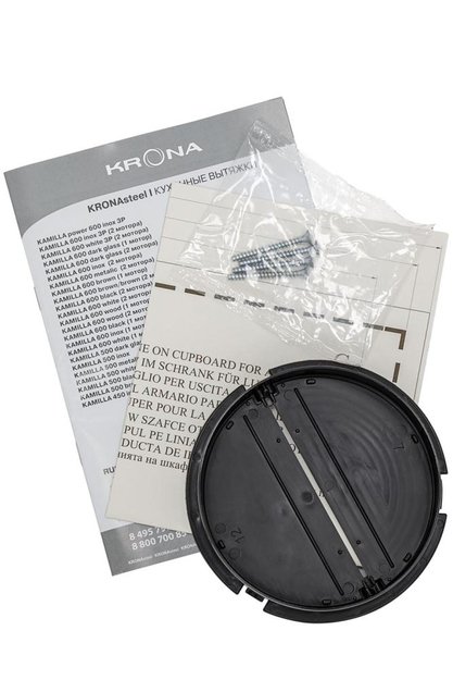 Встраиваемая вытяжка Krona Kamilla 600 dark glass (1 мотор) (preview 12)