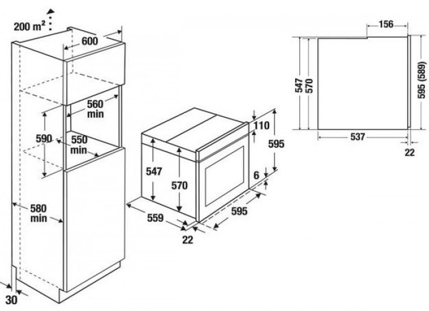 Духовой шкаф Kuppersbusch BP 6550.0 W9 Shade of Grey (preview 5)