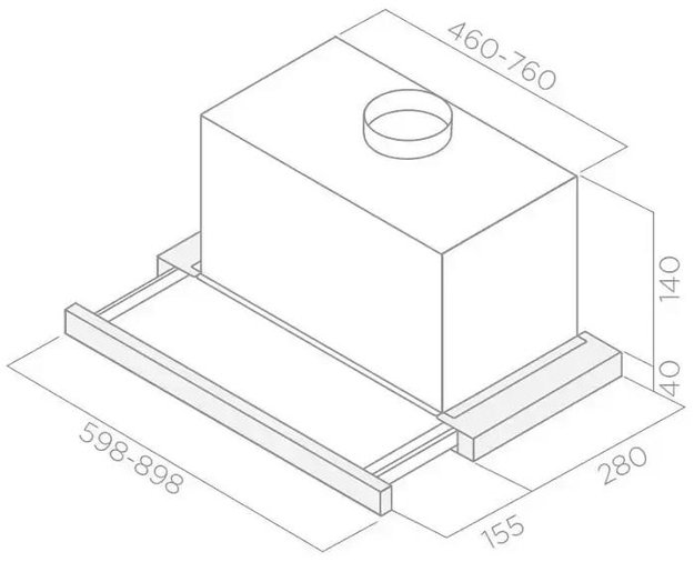 Встраиваемая вытяжка ELICA ELITE 14 LUX GRVTWH/A/60 (preview 8)