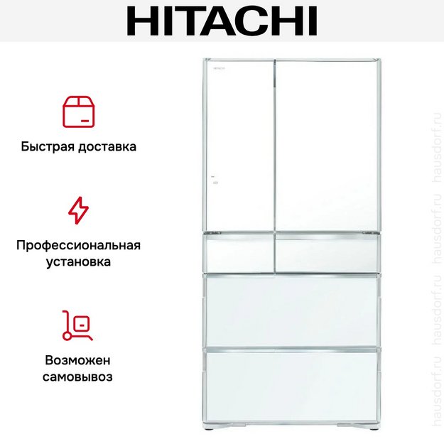 Холодильник Hitachi R-WXC740WH-XW (preview 9)