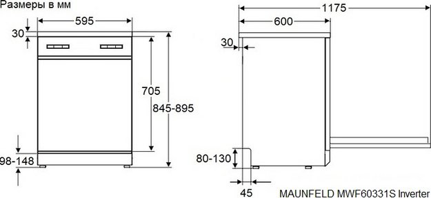 Посудомоечная машина Maunfeld MWF60331S Inverter (preview 13)