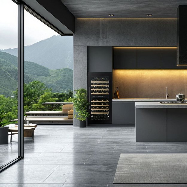 Встраиваемый винный шкаф Dunavox DVS-70.185DMB (preview 9)