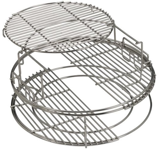 Набор многоуровневых стальных решеток для гриля L Big Green Egg (preview 1)