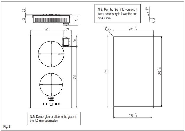 Варочная панель Fulgor Milano CH 302 ID TC WH/2 (preview 3)