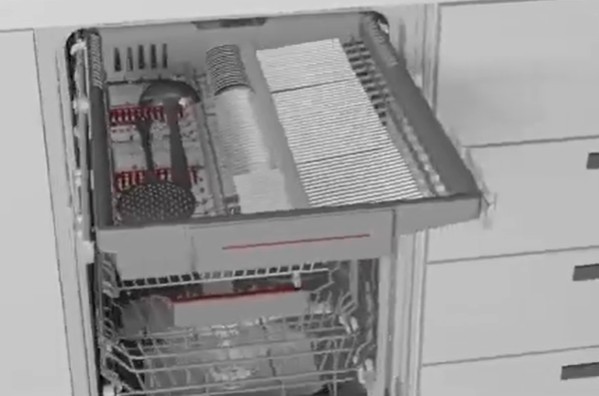 Встраиваемая посудомоечная машина Bosch SPV2HKX39E (video 3)