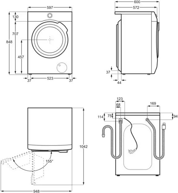 Стиральная машина Electrolux EW8FN148B (preview 6)