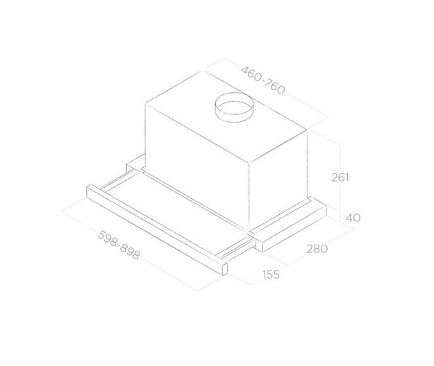 Встраиваемая вытяжка Elica ELITE 26 IX/A/90/VT (preview 5)