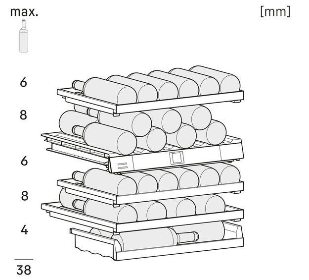 Встраиваемый винный шкаф Liebherr UWgbi 3782 Vinidor Selection (preview 5)