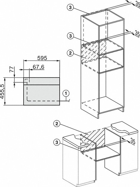Встраиваемая микроволновая печь Miele H 7140 BM EDST/CLST (preview 6)