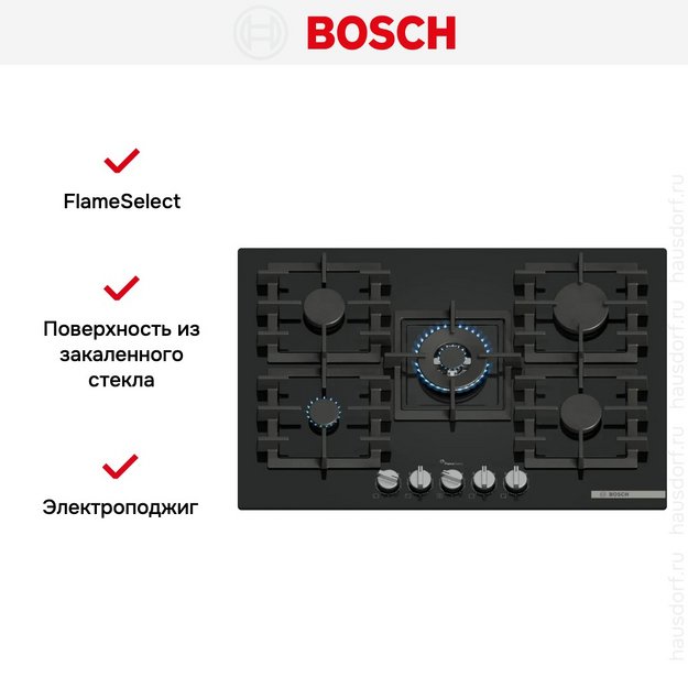 Газовая варочная панель Bosch PPQ7A6I45 (preview 5)