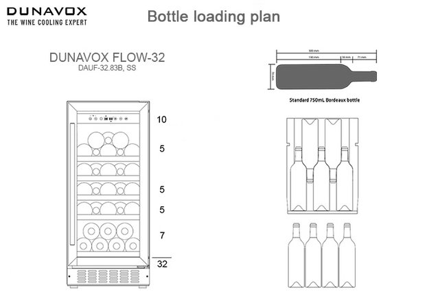 Встраиваемый винный шкаф Dunavox DAUF-32.83C (preview 1)