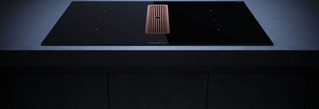 Индукционная варочная панель с вытяжкой Kuppersbusch KMI 8350.0 SR Copper (preview 2)