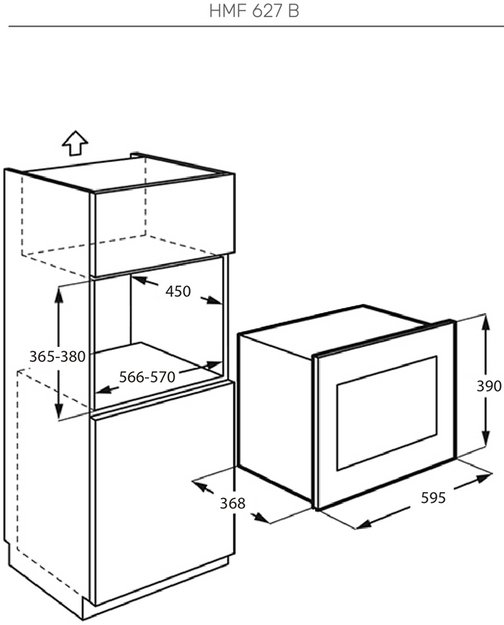 Встраиваемая микроволновая печь Kuppersberg HMF 627 B (фото 6) Встраиваемая микроволновая печь Kuppersberg HMF 627 B (preview 6)