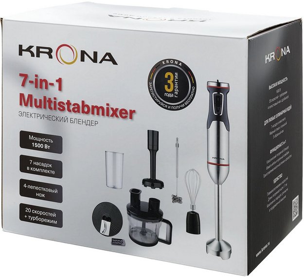 Блендер KRONA Multistabmixer 1500W КА-00008908 (preview 20)