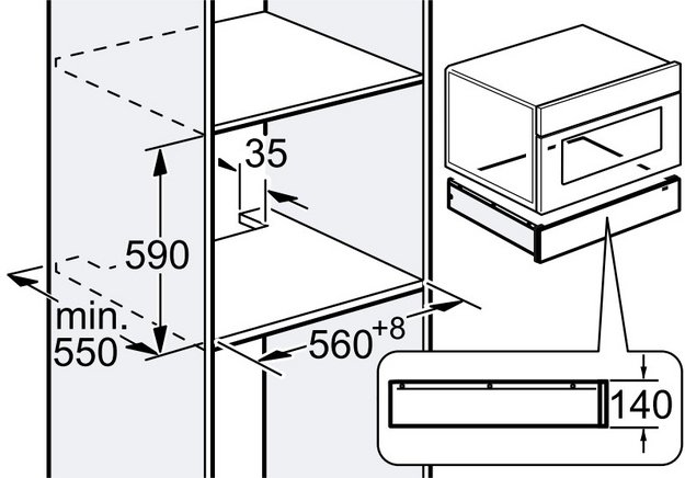 Встраиваемый подогреватель посуды Gaggenau WS461102 новый с витрины (preview 3)