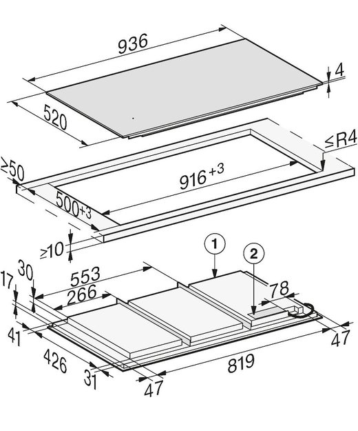 Варочная панель Miele KM 7897-1 FL Diamond (preview 5)