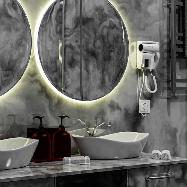 Настенный фен Meyvel MF5S-1600 (Белый) (preview 3)