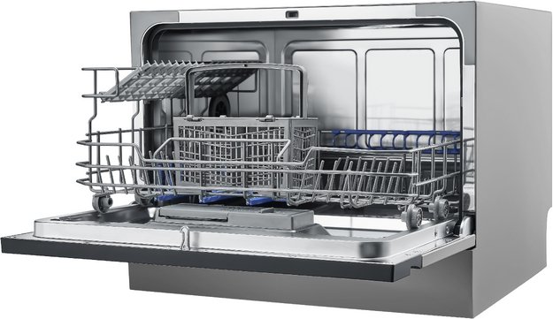 Компактная посудомоечная машина Midea MCFD55S460Si (preview 2)