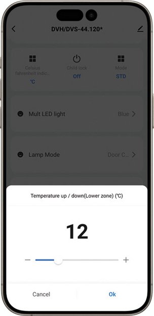 Встраиваемый винный шкаф Dunavox DVH-70.185DC.TO (preview 9)