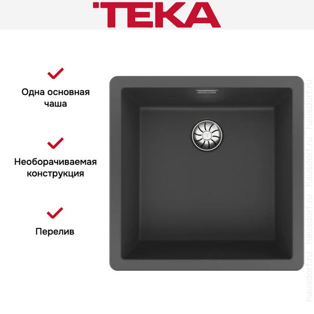 Мойка Teka Radea R10 40.40 M-TG Dark grey (preview 8)