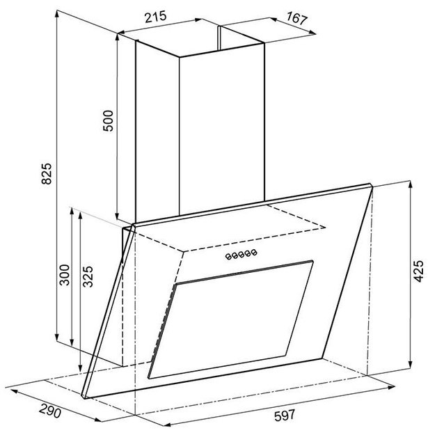 Вытяжка Krona FREYA 600 black PB (preview 10)
