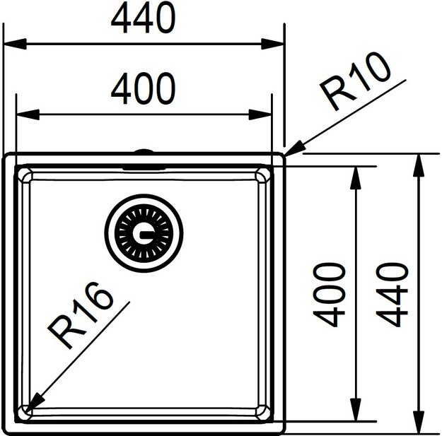 Мойка Franke FEX 110-40 сталь (preview 5)