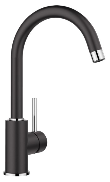 Смеситель Blanco MIDA 526145 Silgranit черный (preview 1)