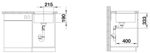 Мойка Blanco ROTAN 400-U Silgranit шампань (preview 4)