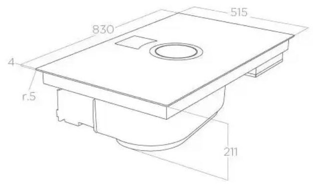 Варочная панель с вытяжкой Elica NIKOLATESLA SWITCH GLOW BL/F/83 (preview 5)