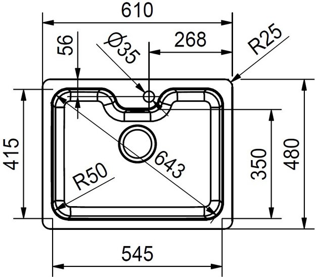 Мойка Franke BCX 110-55 TL сталь (фото 5) Мойка Franke BCX 110-55 TL сталь (preview 5)