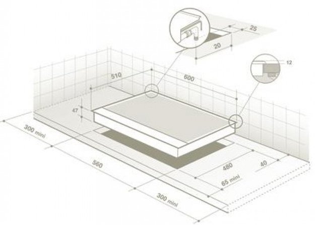 Независимая варочная панель De Dietrich DTE 1114 B (preview 3)