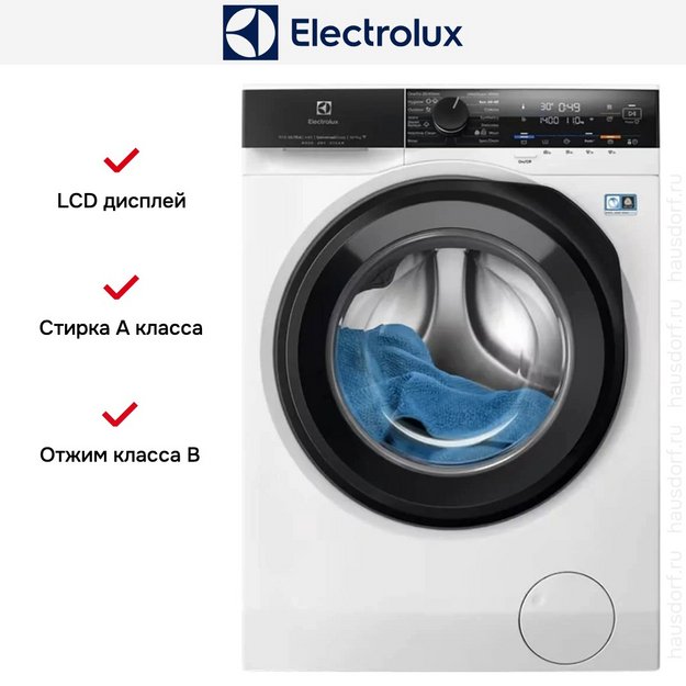 Стирально-сушильная машина Electrolux EW8W4402QE (preview 3)