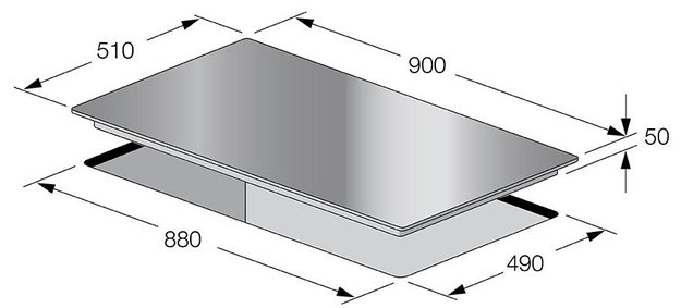 Варочная панель Fulgor Milano FSH 905 ID TS WH (preview 4)