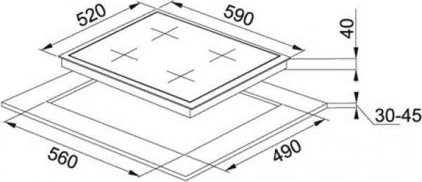 Независимая варочная панель Franke FHGL 604 4G TC BK C (preview 2)