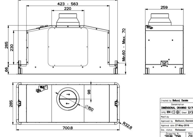 Встраиваемая вытяжка Faber IN-LIGHT EV8P WH MATT A52 (preview 4)