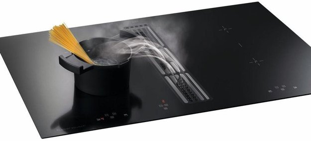 Варочная панель с вытяжкой Kuppersbusch KMI 9800.0 SR Gold (preview 2)