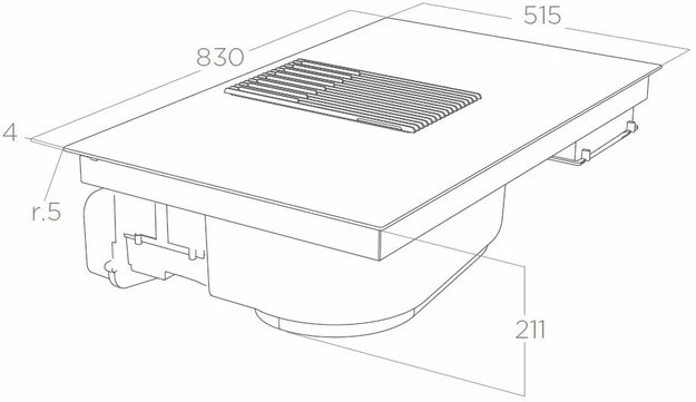 Варочная панель с вытяжкой Elica NIKOLATESLA LIBRA BL/F/83 (preview 6)