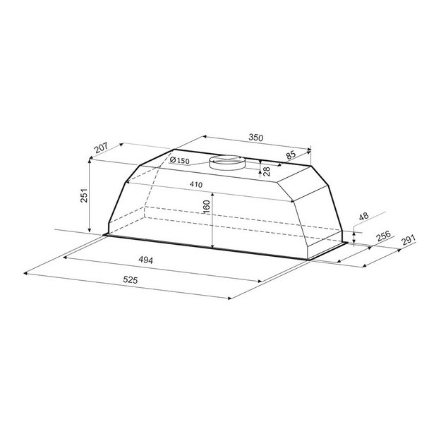Встраиваемая вытяжка KRONA Asta 600 white PB (preview 11)
