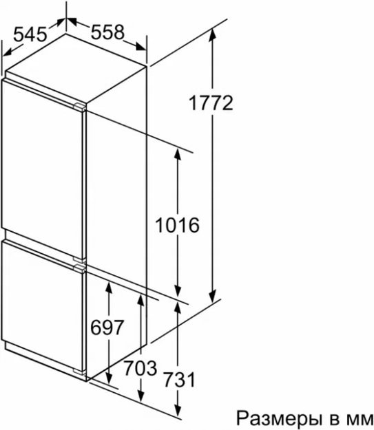 Встраиваемый холодильник с нижней морозильной камерой SIEMENS KI86FHD20R (preview 8)