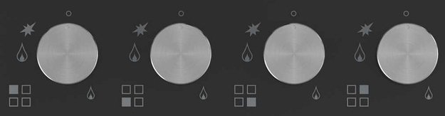 Газовая стеклянная варочная панель Korting HGG 6805 CN (preview 3)