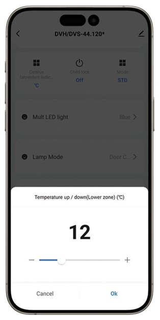 Встраиваемый винный шкаф Dunavox DVH-44.120DB.TO (preview 4)