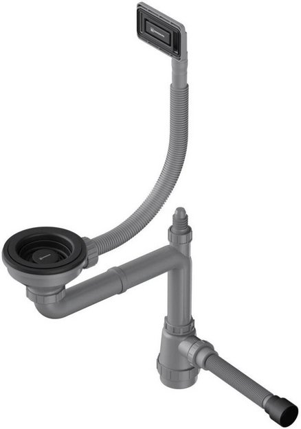 Арматура для одночашевых моек с универсальным прямоугольным переливом Omoikiri WK-1-UN GB (фото 1) Арматура для одночашевых моек с универсальным прямоугольным переливом Omoikiri WK-1-UN GB (preview 1)