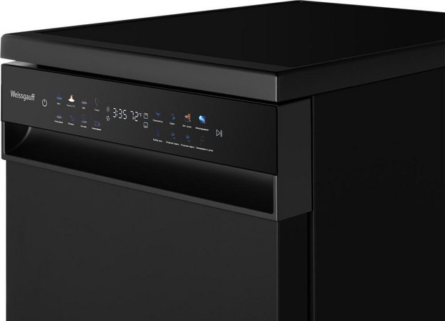 Посудомоечная машина Weissgauff DW 4539 Inverter Touch AutoOpen Black (preview 10)