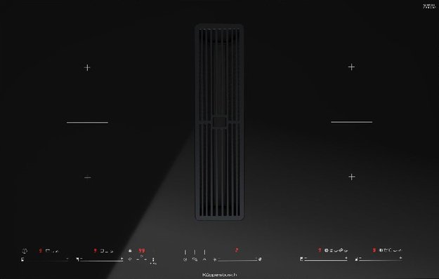 Варочная панель с вытяжкой Kuppersbusch KMI 8590.0 SR Black Velvet (preview 1)