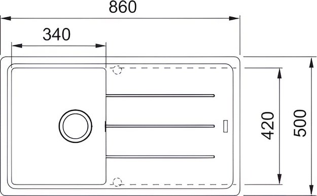 Мойка Franke BFG 611-86 миндаль (preview 2)